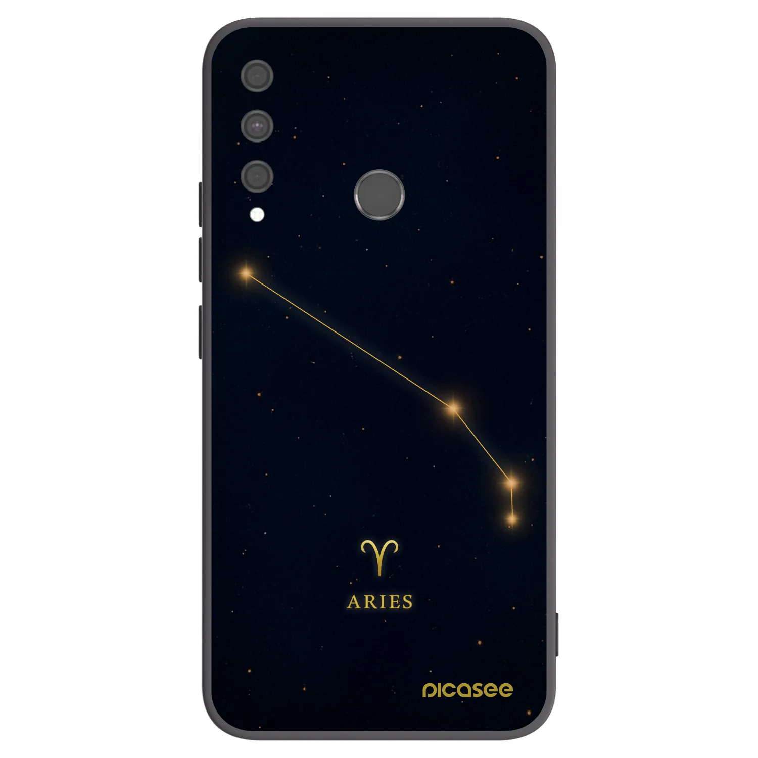 Picasee husă neagră din silicon pentru Huawei P40 Lite E - ARIES