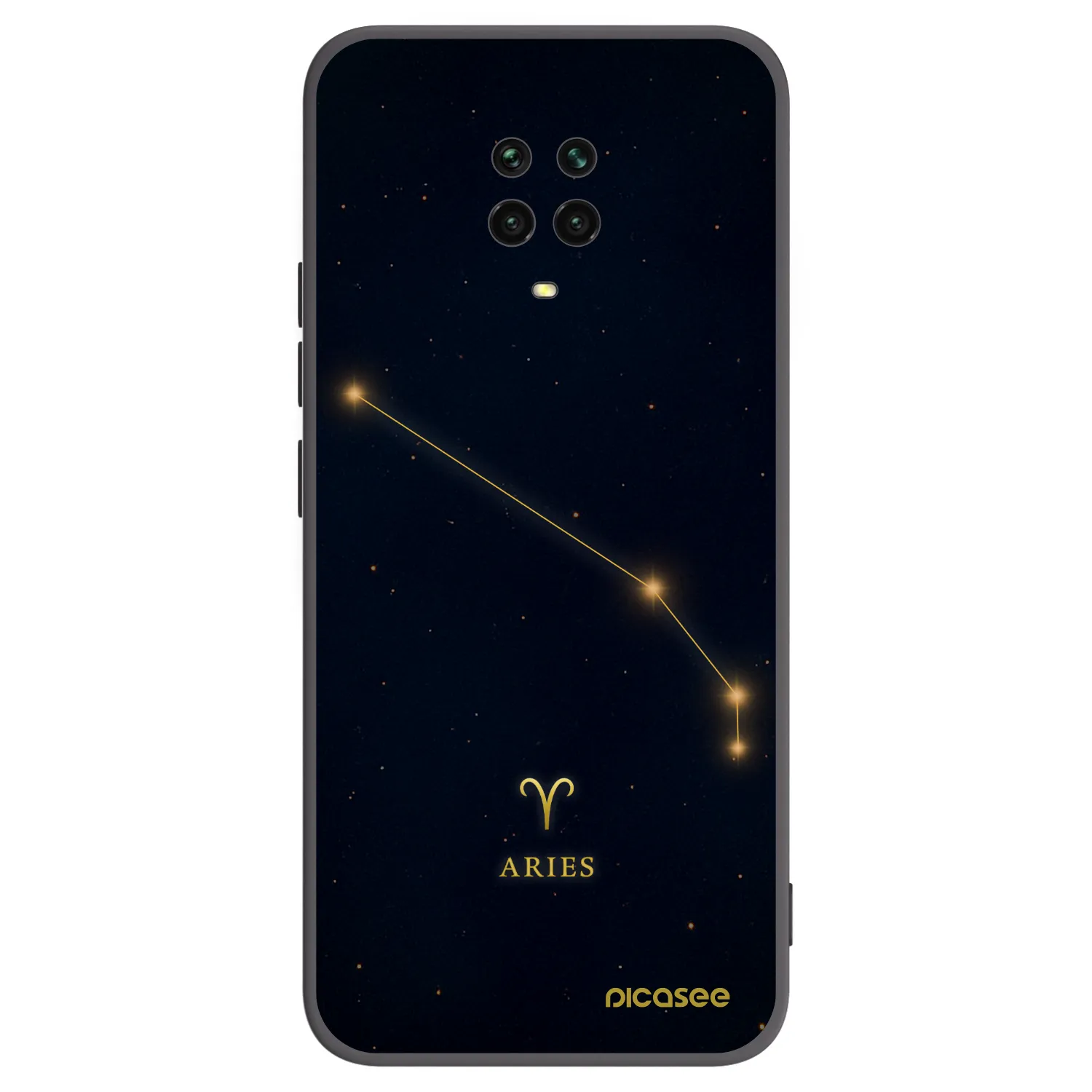 Picasee husă neagră din silicon pentru Xiaomi Redmi Note 9 Pro - ARIES