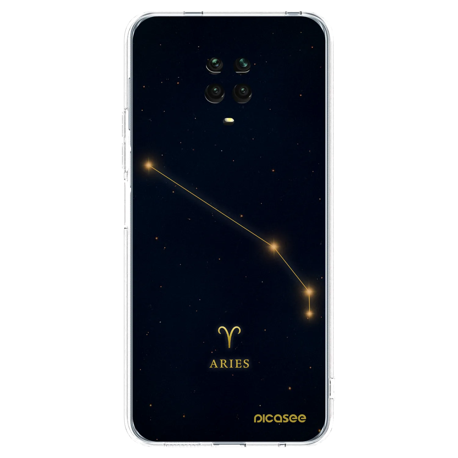 Picasee husă transparentă din silicon pentru Xiaomi Redmi Note 9S - ARIES