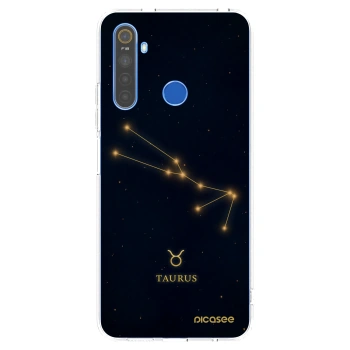 Picasee husă transparentă din silicon pentru Realme 5 - TAURUS
