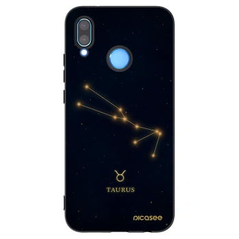 Picasee husă neagră din silicon pentru Huawei P20 Lite - TAURUS