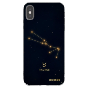 Picasee husă transparentă din silicon pentru Apple iPhone XS Max - TAURUS