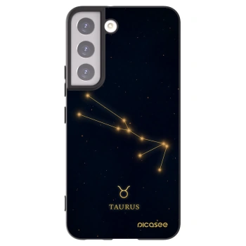 Picasee husă neagră din silicon pentru Samsung Galaxy S22 5G - TAURUS