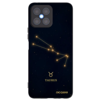 Picasee husă neagră din silicon pentru Honor X8 4G - TAURUS