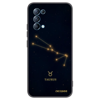 Picasee husă neagră din silicon pentru OPPO A16s - TAURUS