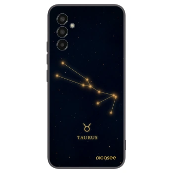 Picasee husă neagră din silicon pentru Samsung Galaxy M13 M135F - TAURUS