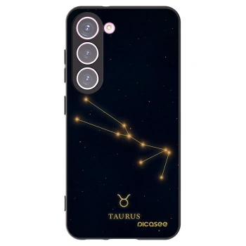 Picasee husă neagră din silicon pentru Samsung Galaxy S23 5G - TAURUS