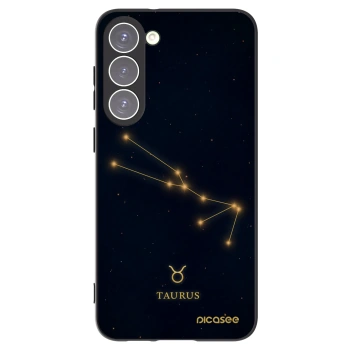 Picasee husă neagră din silicon pentru Samsung Galaxy S23+ 5G - TAURUS