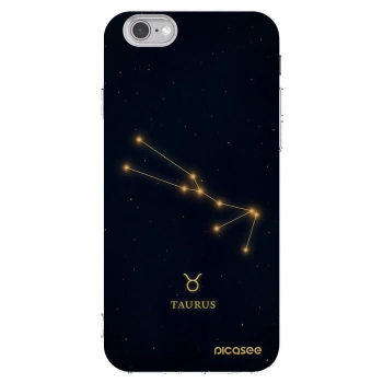 Picasee husă transparentă din silicon pentru Apple iPhone 6/6S - TAURUS