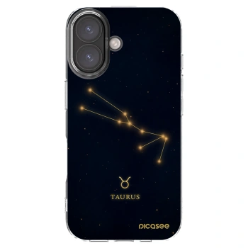 Picasee husă transparentă din silicon pentru Apple iPhone 16 - TAURUS