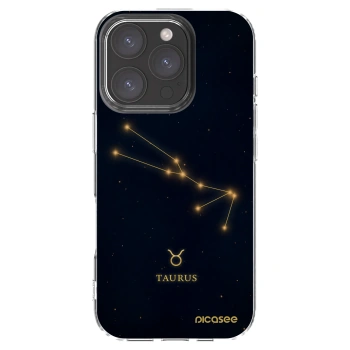 Picasee husă transparentă din silicon pentru Apple iPhone 16 Pro - TAURUS