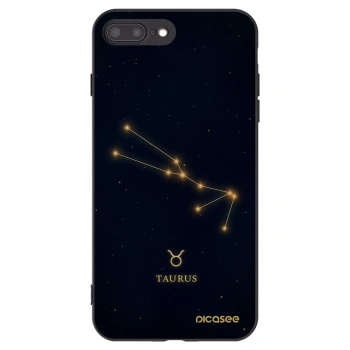 Picasee husă neagră din silicon pentru Apple iPhone 8 Plus - TAURUS