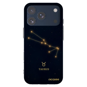 Picasee husă transparentă din silicon pentru Apple iPhone 17 Pro - TAURUS