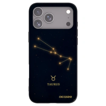 Picasee husă neagră din silicon pentru Apple iPhone 17 Pro Max - TAURUS