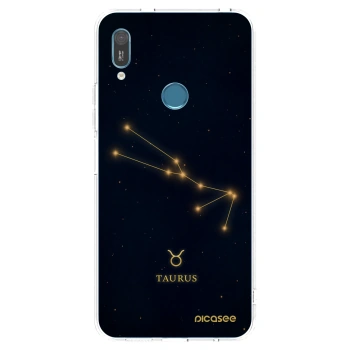 Picasee husă transparentă din silicon pentru Huawei Y6 2019 - TAURUS
