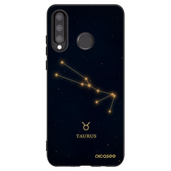Picasee husă neagră din silicon pentru Huawei P30 Lite - TAURUS