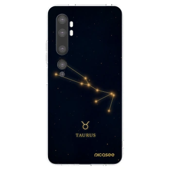 Picasee husă transparentă din silicon pentru Xiaomi Mi Note 10 (Pro) - TAURUS