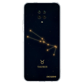 Picasee husă transparentă din silicon pentru Xiaomi Redmi Note 9 Pro - TAURUS