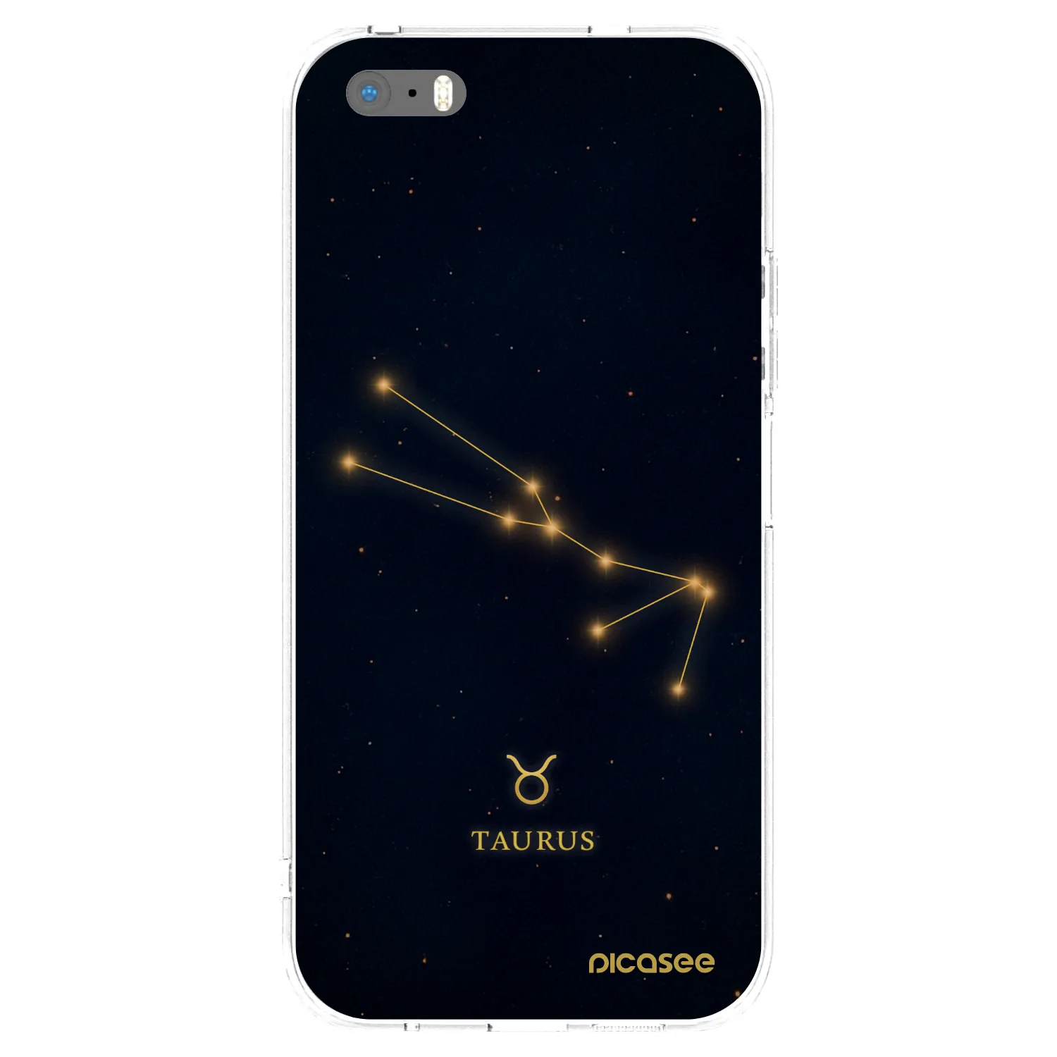 Picasee husă transparentă din silicon pentru Apple iPhone 5/5S/SE - TAURUS