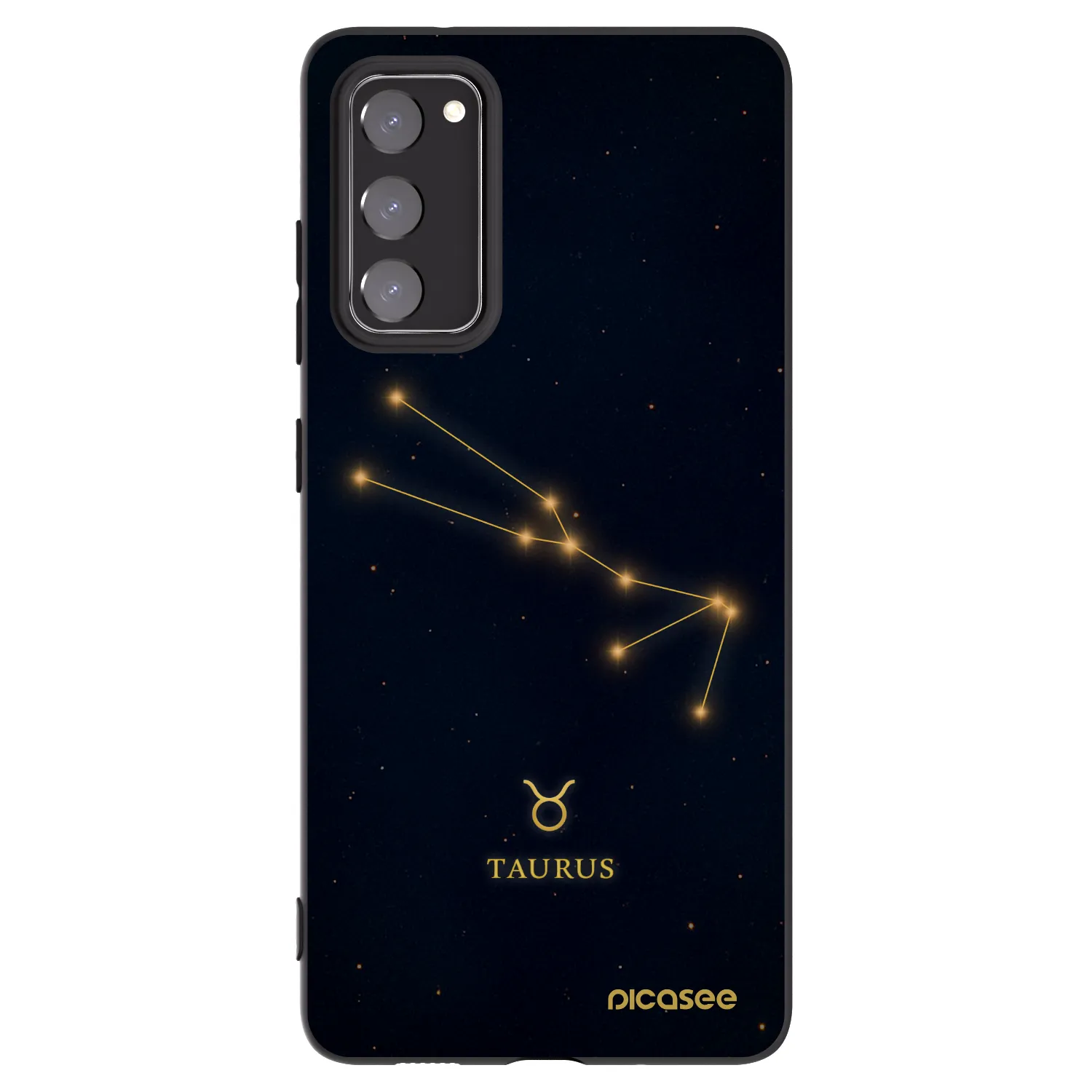 Picasee husă neagră din silicon pentru Samsung Galaxy S20 FE - TAURUS