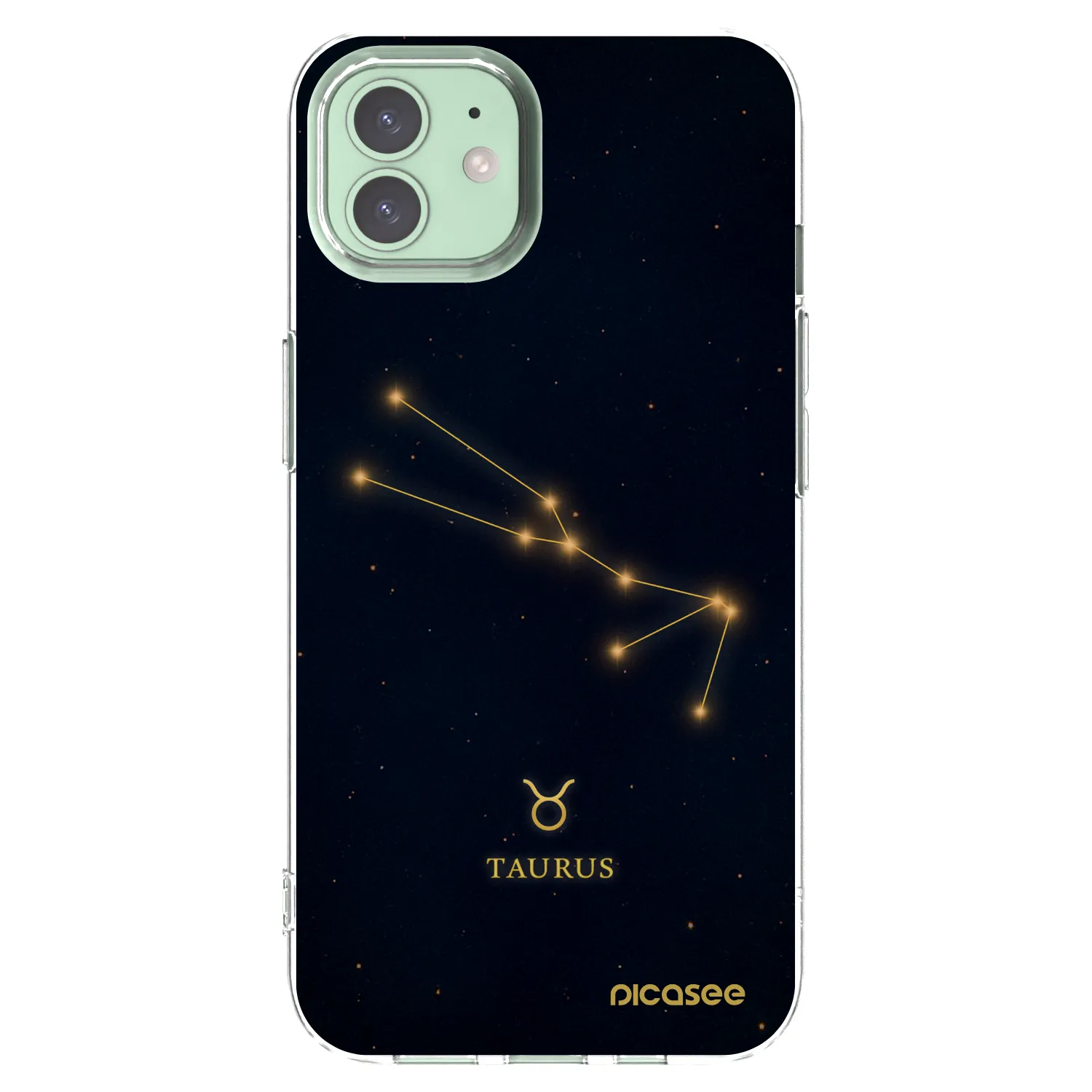Picasee husă transparentă din silicon pentru Apple iPhone 12 Pro - TAURUS