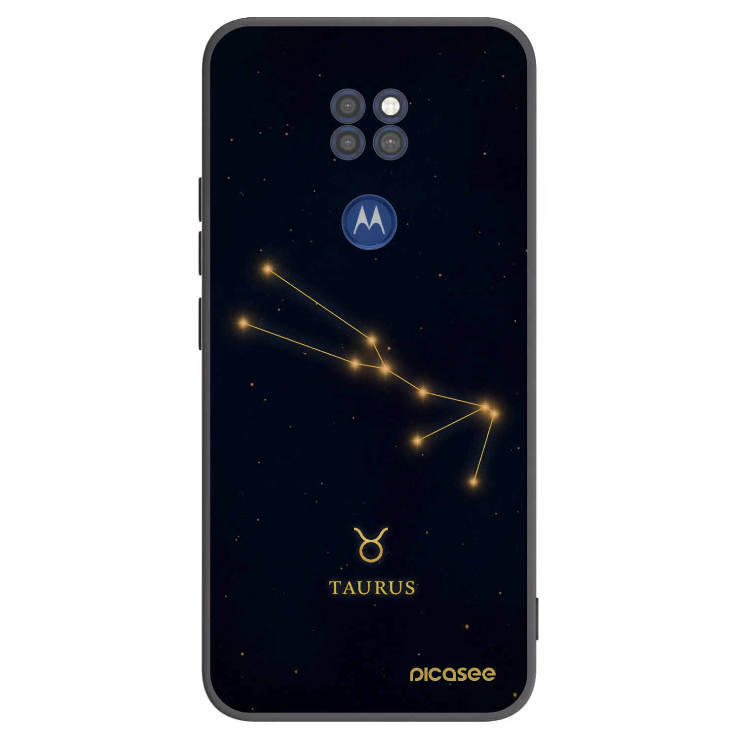 Picasee husă neagră din silicon pentru Motorola Moto G9 Play - TAURUS