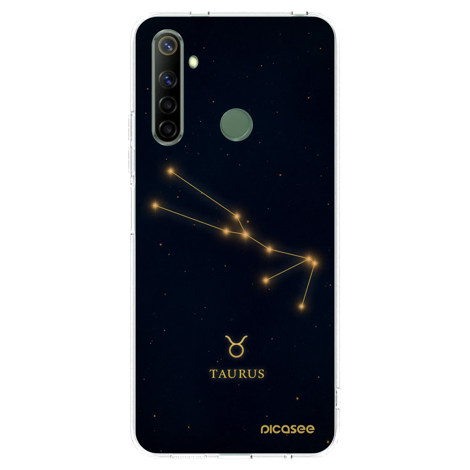 Picasee husă transparentă din silicon pentru Realme 6i - TAURUS