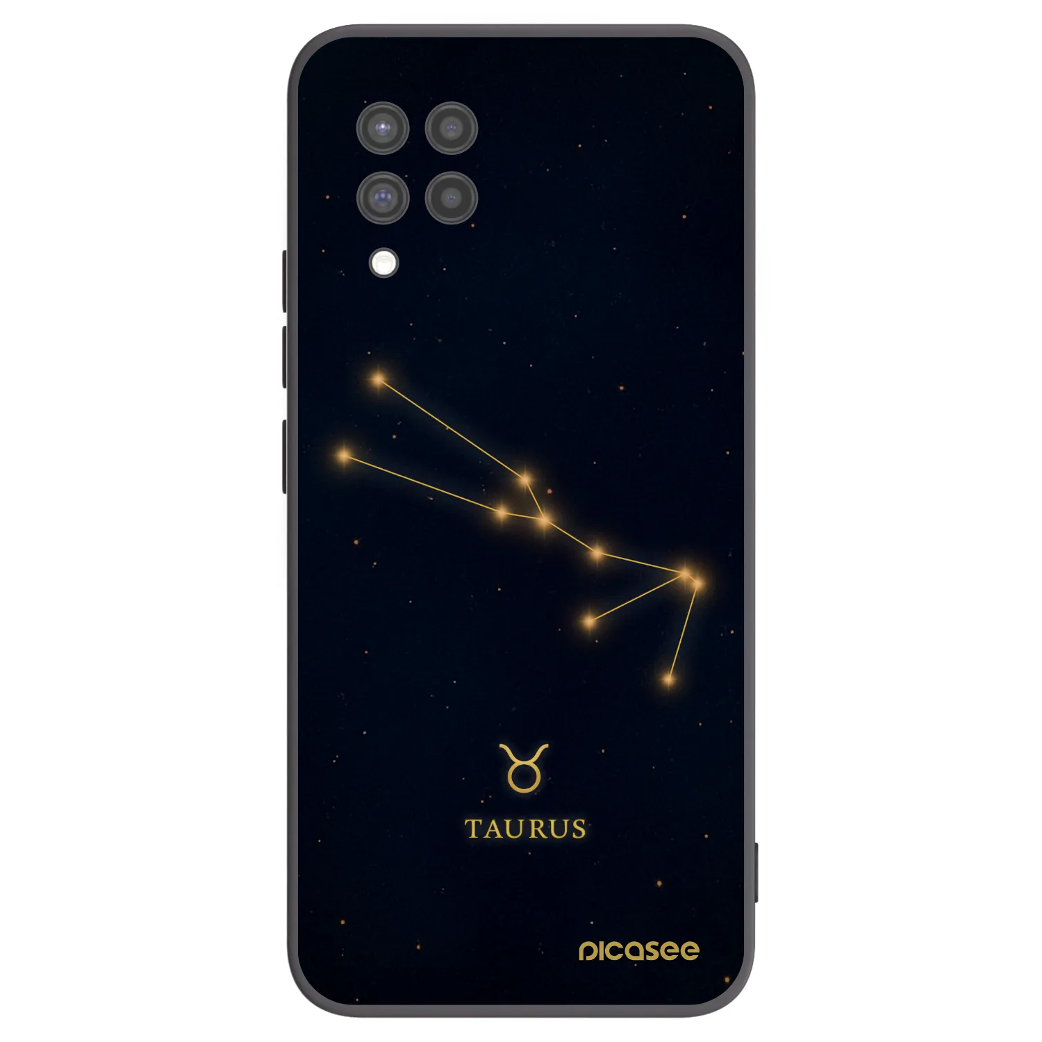 Picasee husă neagră din silicon pentru Samsung Galaxy A42 A426B - TAURUS