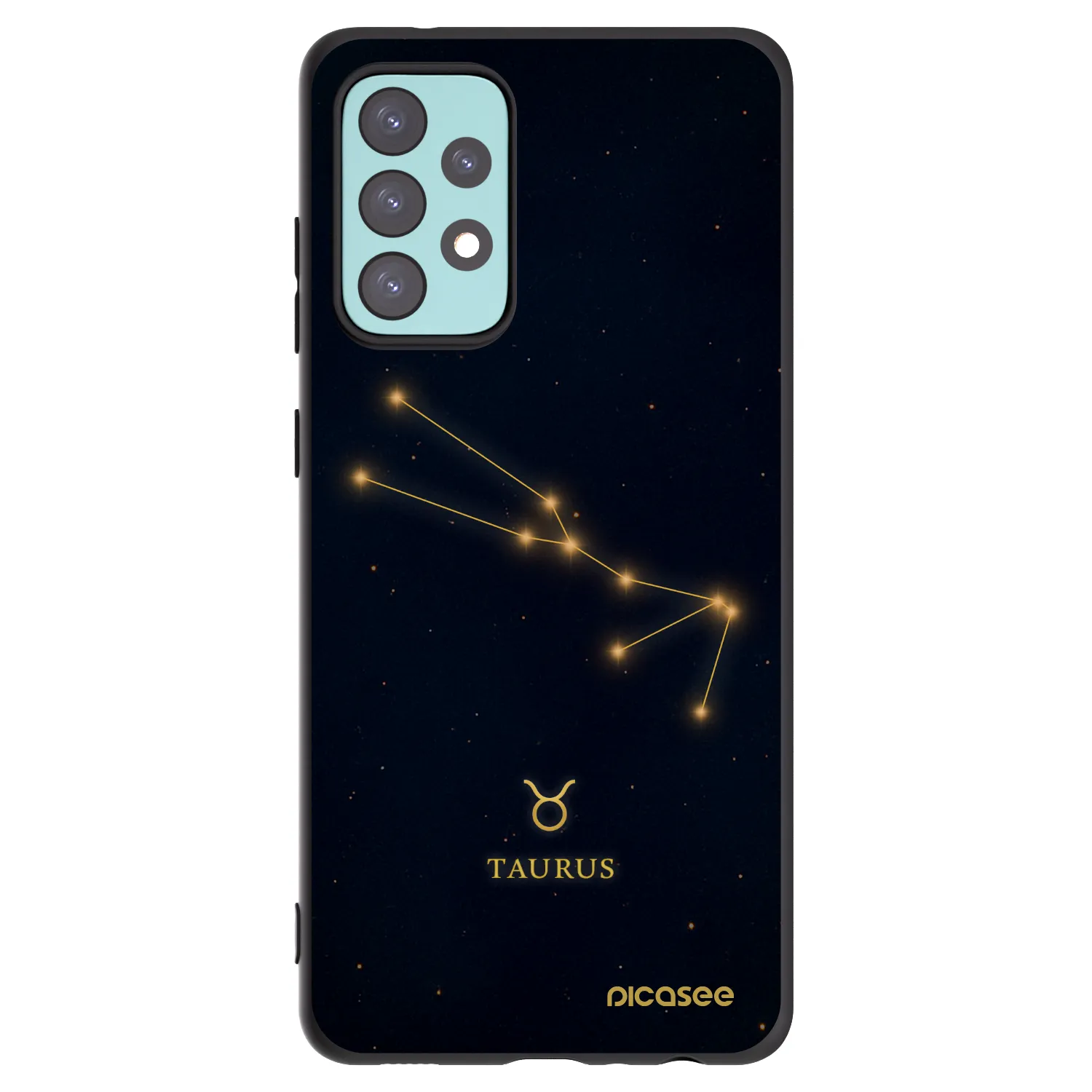Picasee husă neagră din silicon pentru Samsung Galaxy A72 A725F - TAURUS