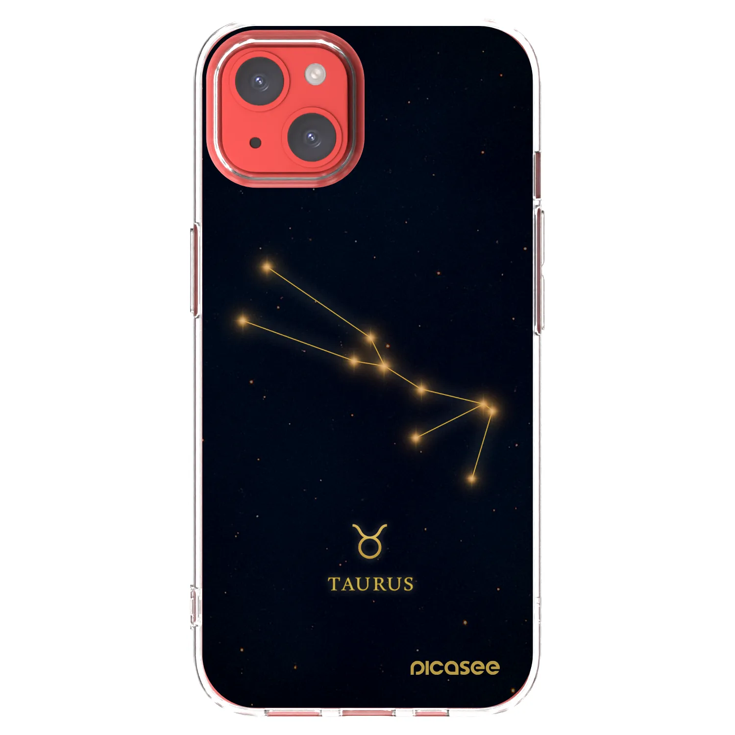 Picasee husă transparentă din silicon pentru Apple iPhone 13 - TAURUS