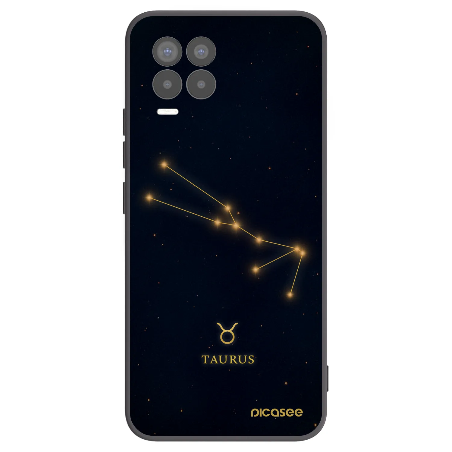 Picasee husă neagră din silicon pentru Realme 8 Pro - TAURUS