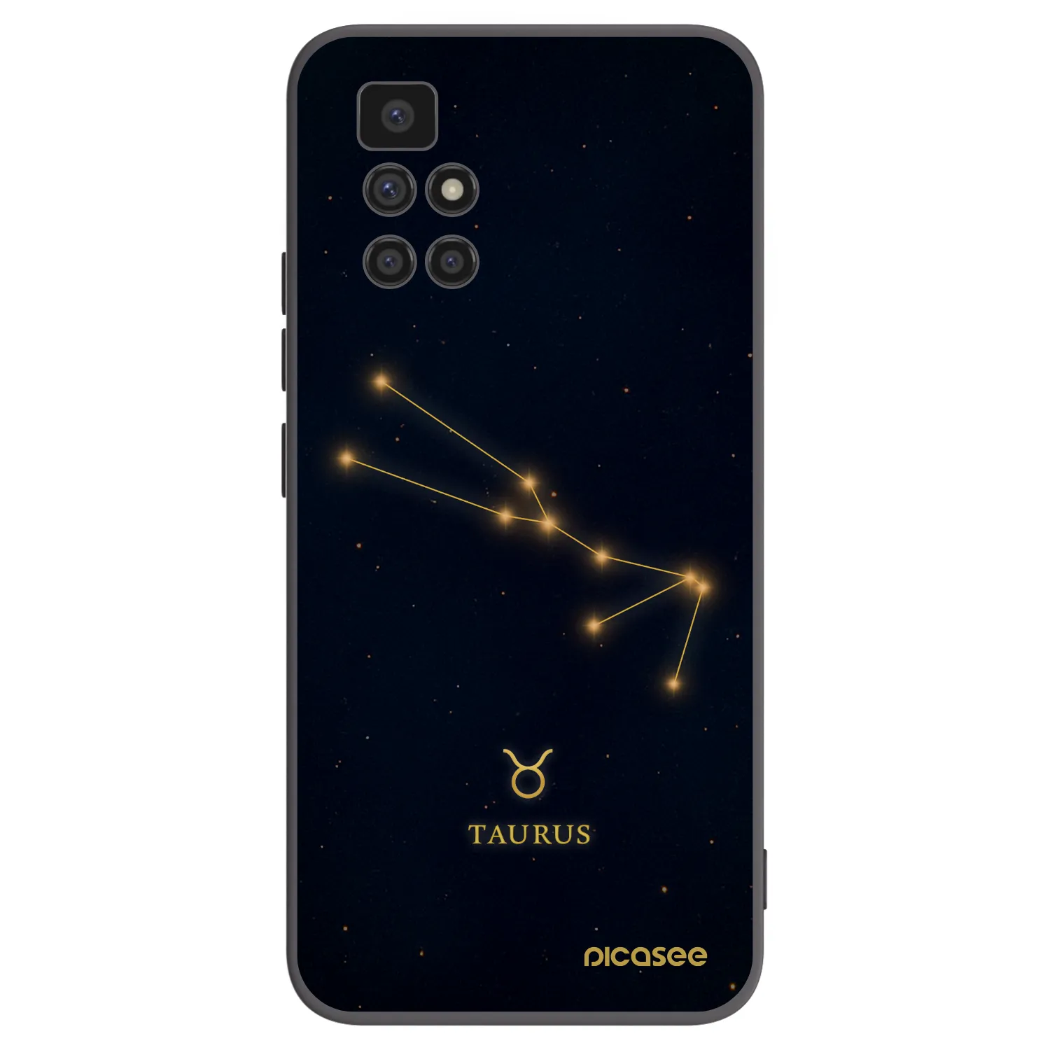 Picasee husă neagră din silicon pentru Xiaomi Redmi 10 - TAURUS
