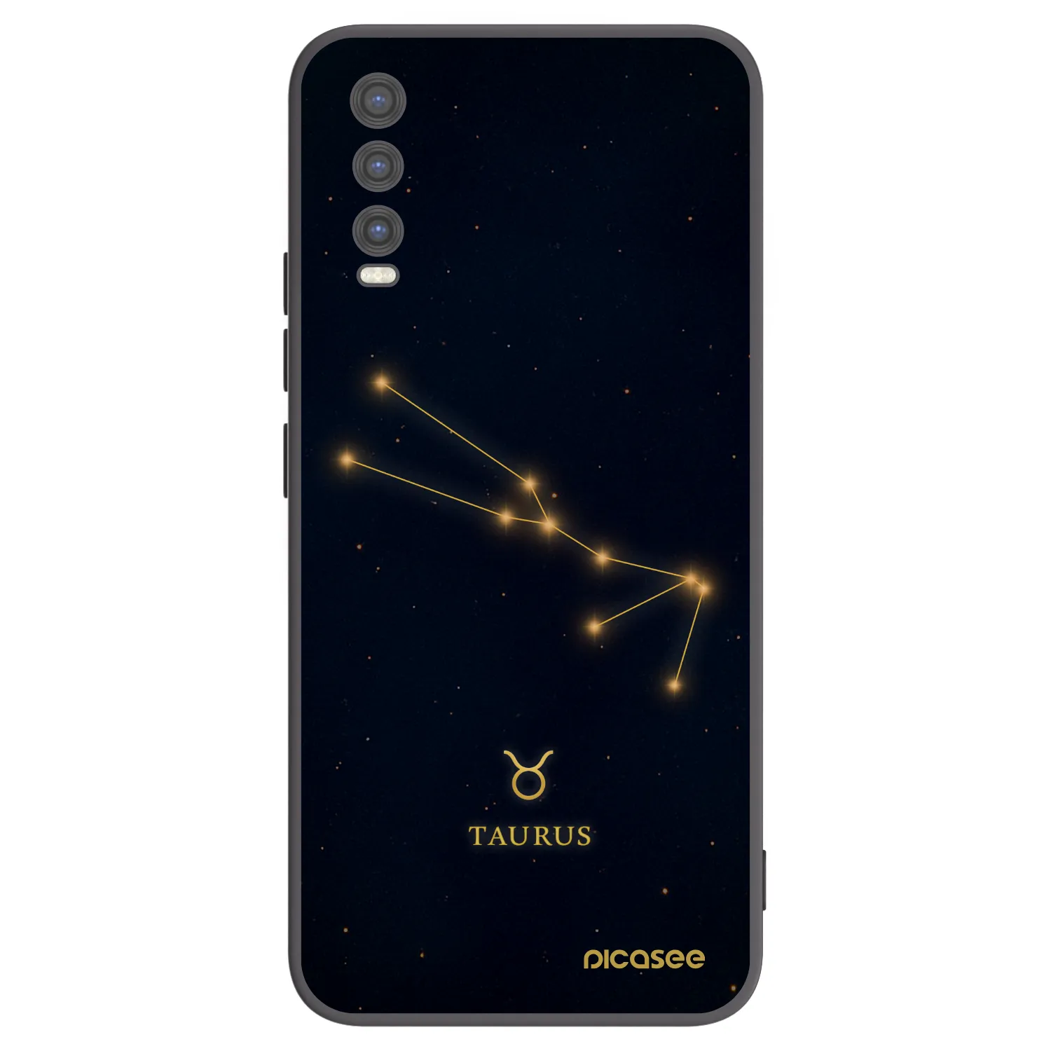 Picasee husă neagră din silicon pentru Vivo Y20s - TAURUS