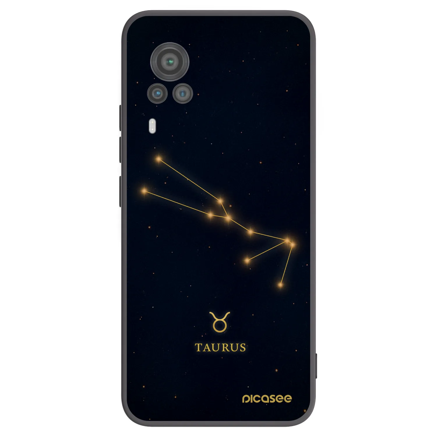 Picasee husă neagră din silicon pentru Vivo X60 Pro 5G - TAURUS
