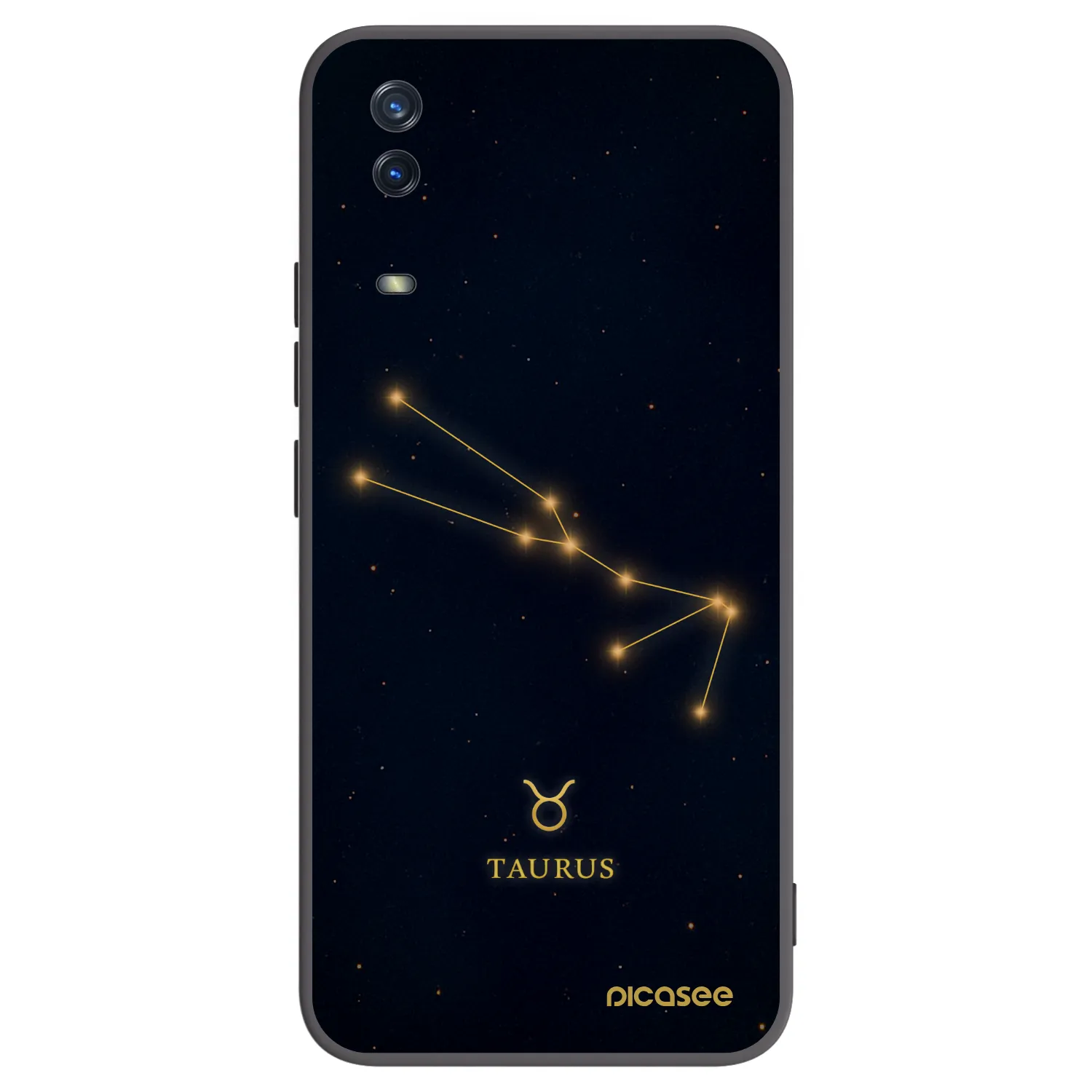 Picasee husă neagră din silicon pentru Vivo Y11s - TAURUS