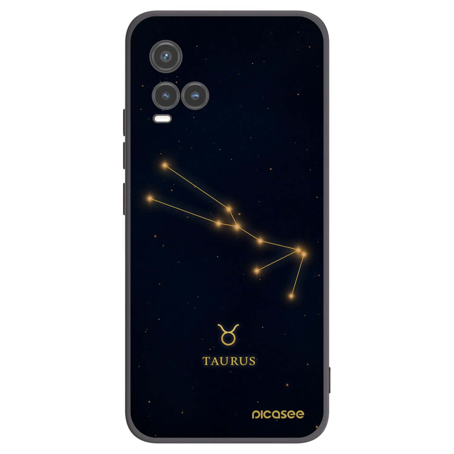 Picasee husă neagră din silicon pentru Vivo Y33s - TAURUS