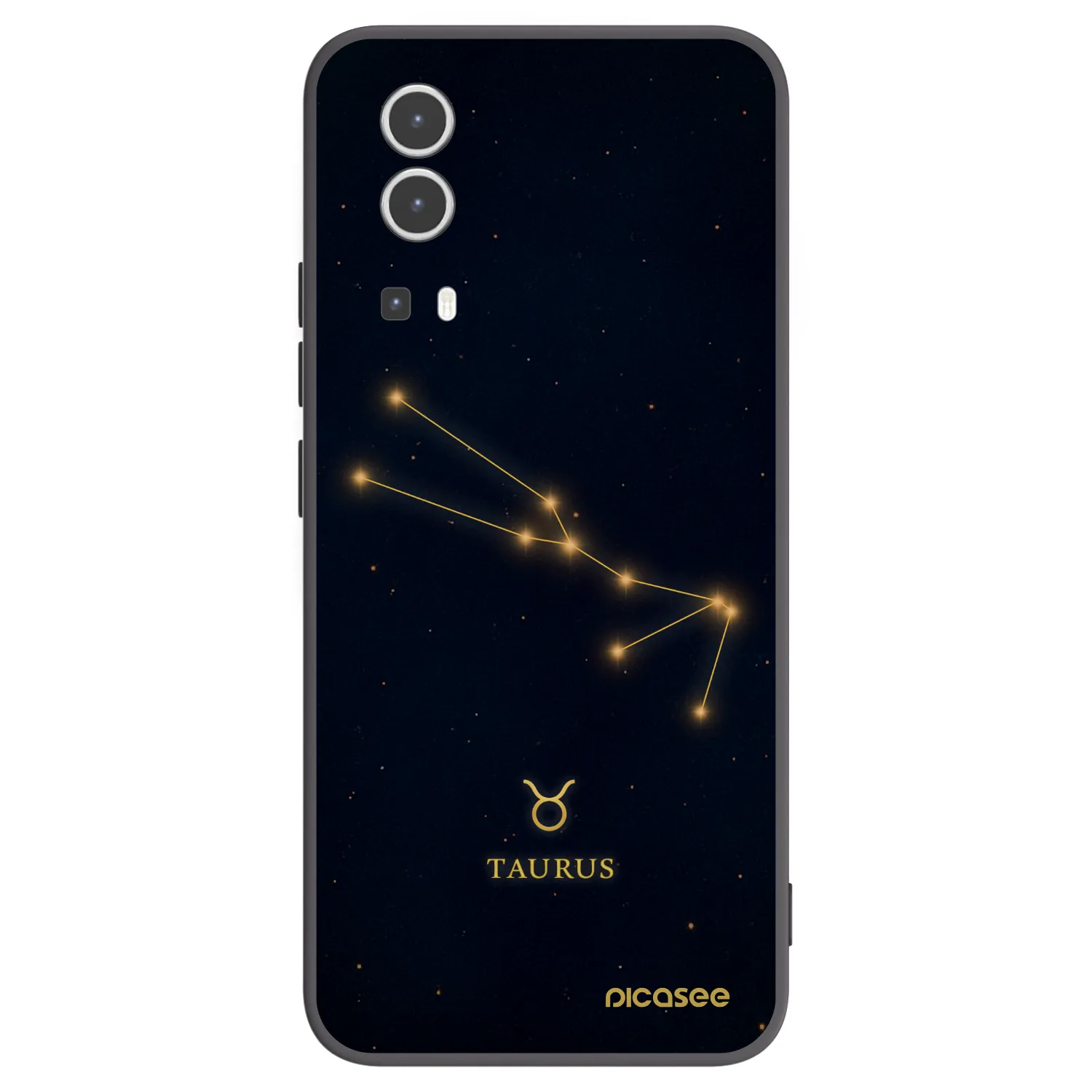 Picasee husă neagră din silicon pentru Vivo Y72 5G - TAURUS
