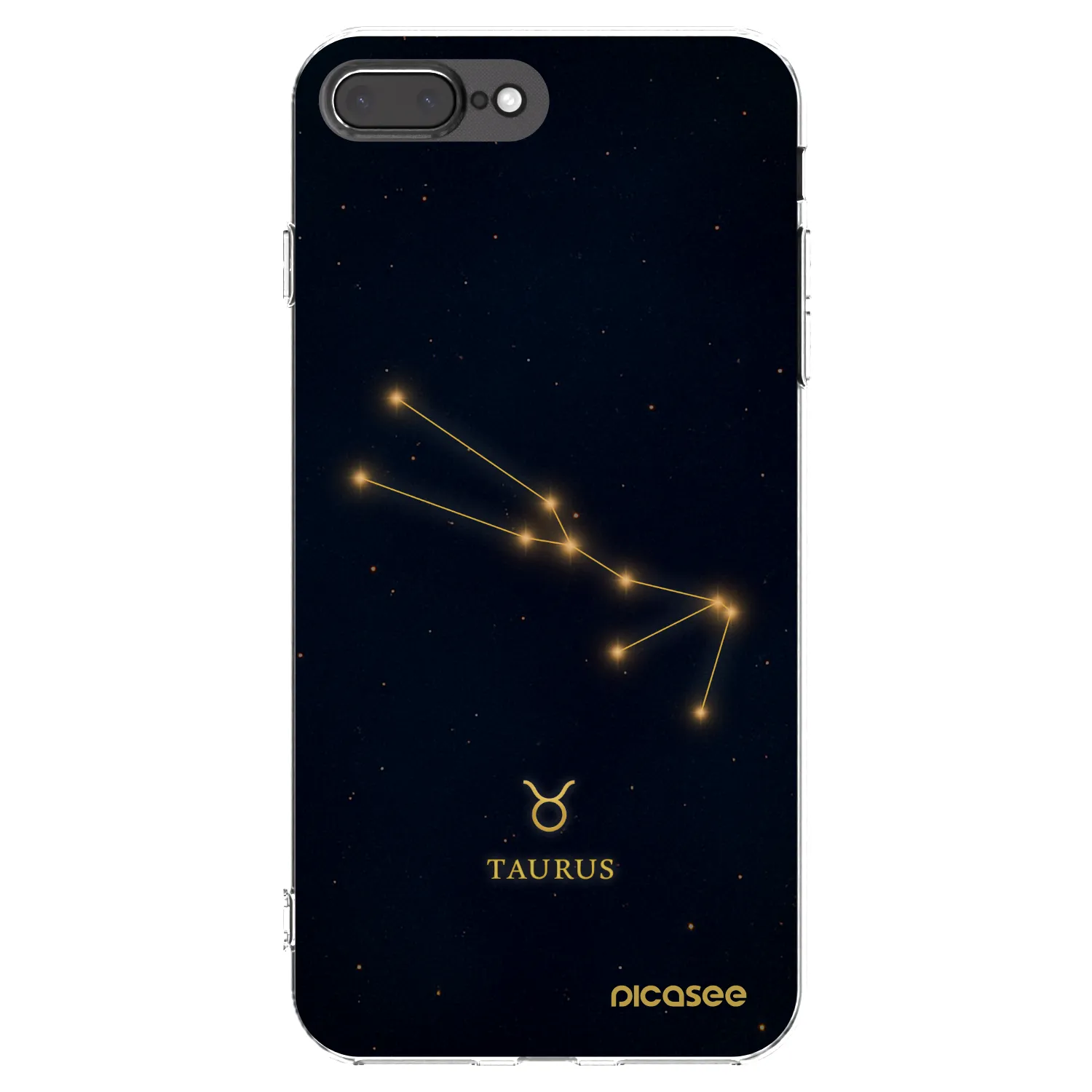 Picasee husă transparentă din silicon pentru Apple iPhone 7 Plus - TAURUS