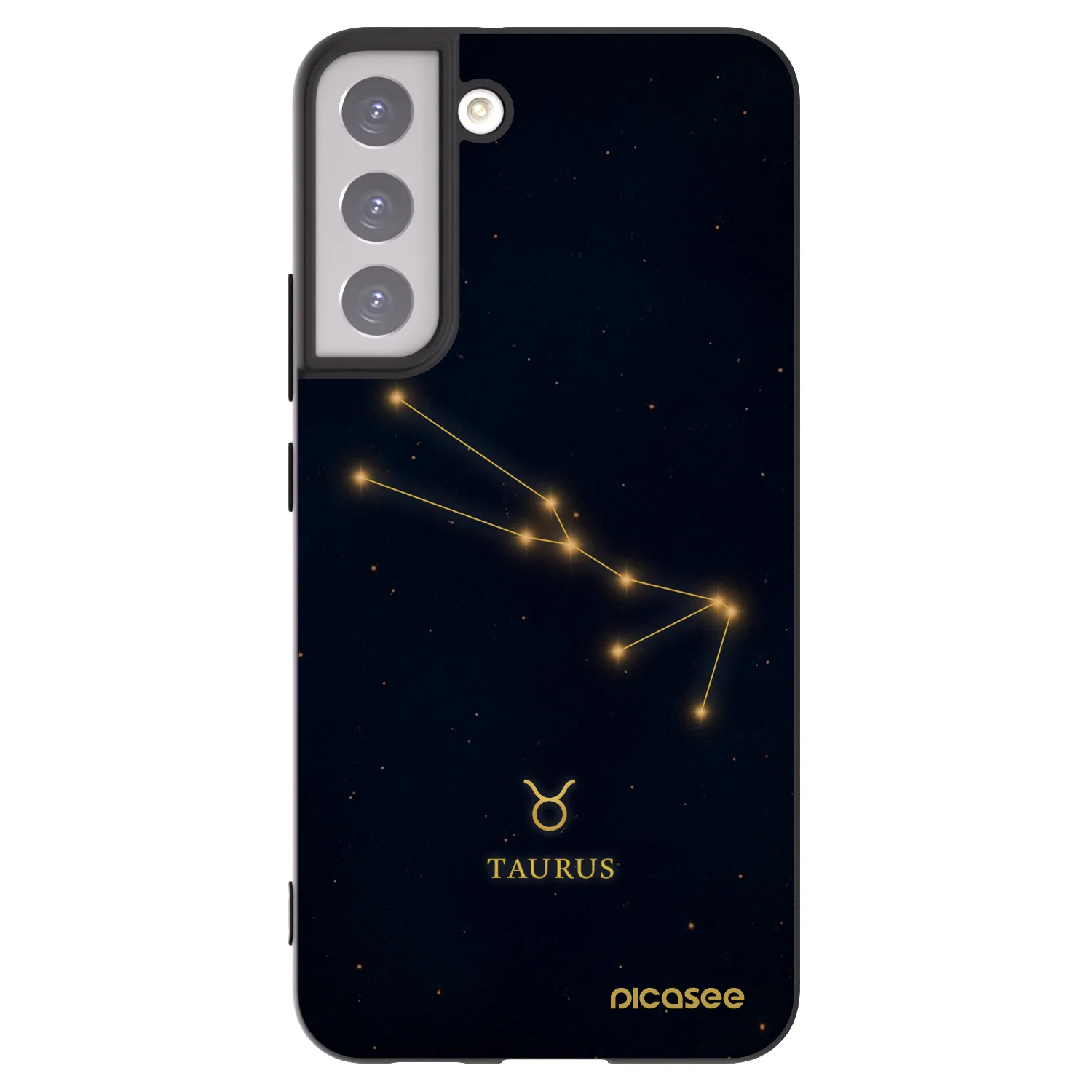 Picasee husă neagră din silicon pentru Samsung Galaxy S22+ 5G - TAURUS