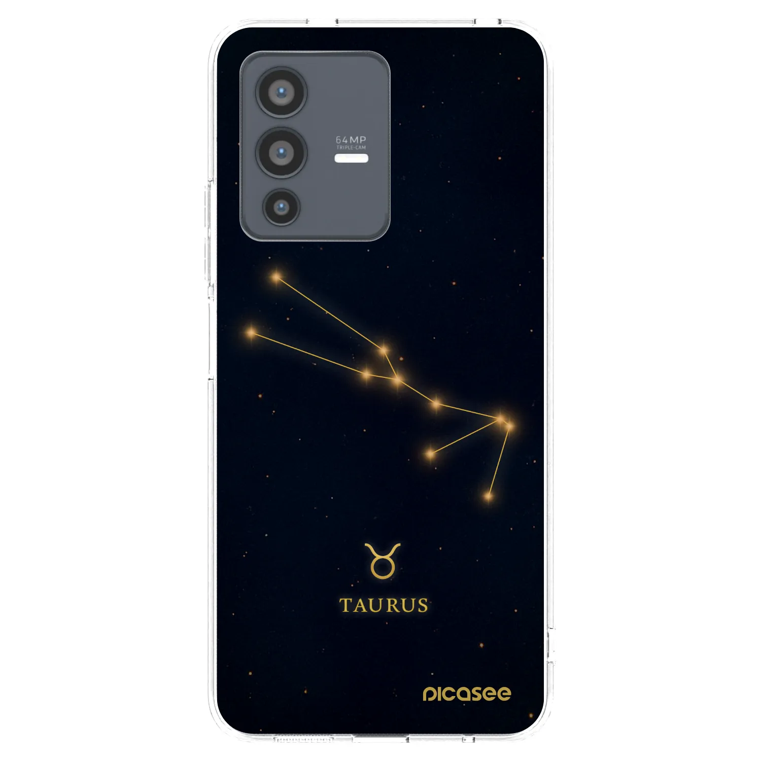 Picasee husă transparentă din silicon pentru Vivo V23 5G - TAURUS