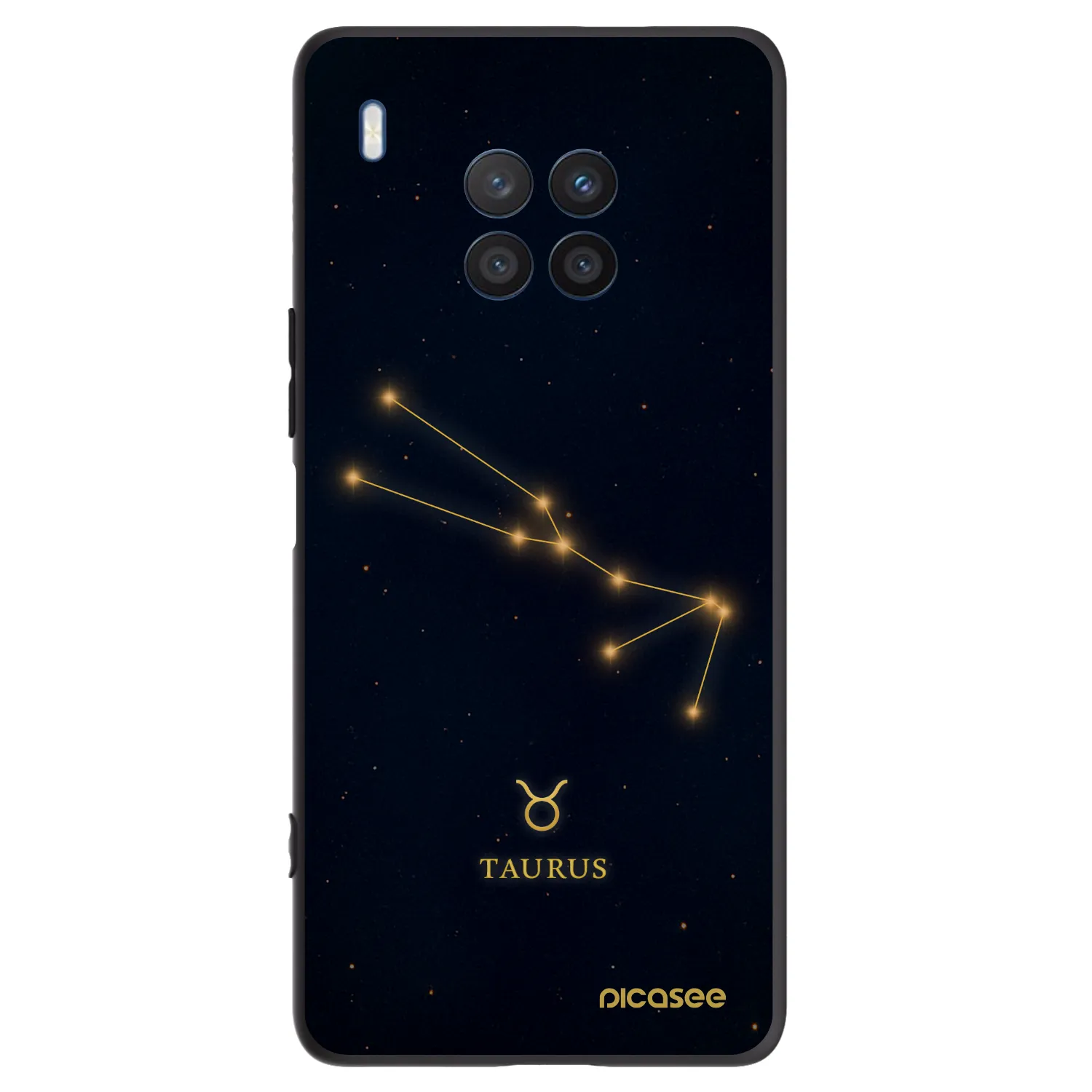 Picasee husă neagră din silicon pentru Honor 50 Lite - TAURUS
