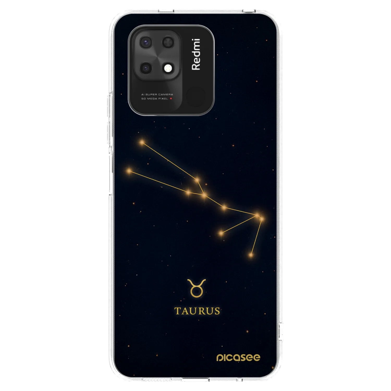 Picasee husă transparentă din silicon pentru Xiaomi Redmi 10C - TAURUS