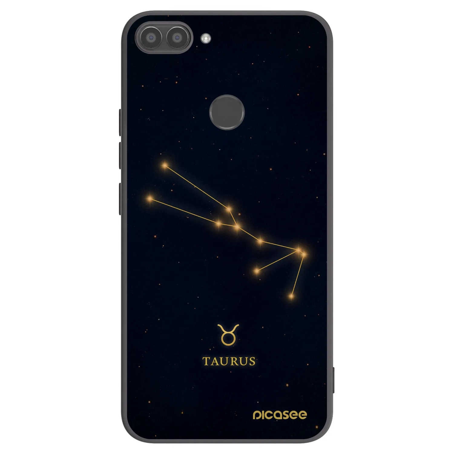 Picasee husă neagră din silicon pentru Huawei P Smart - TAURUS