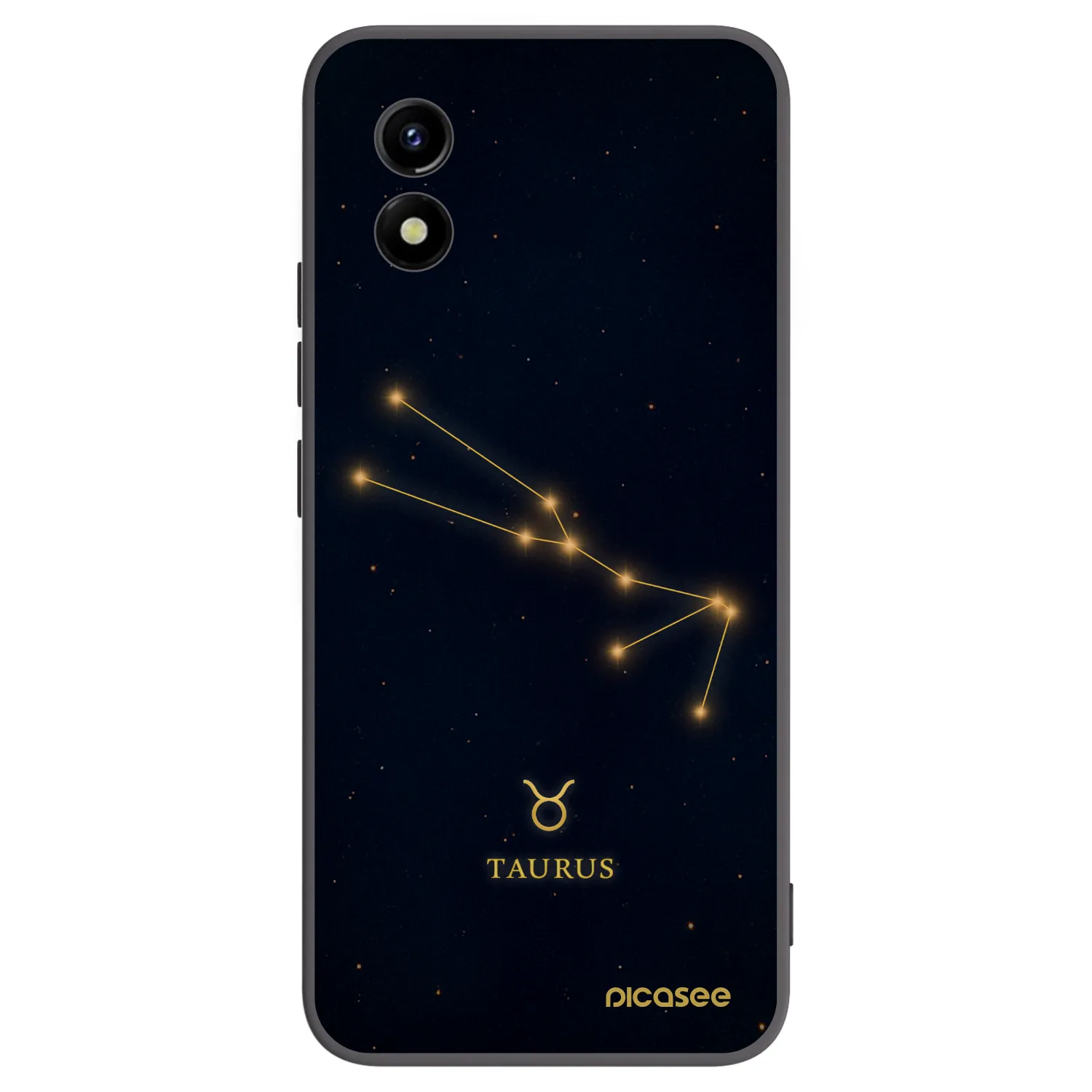 Picasee husă neagră din silicon pentru Vivo Y01 - TAURUS