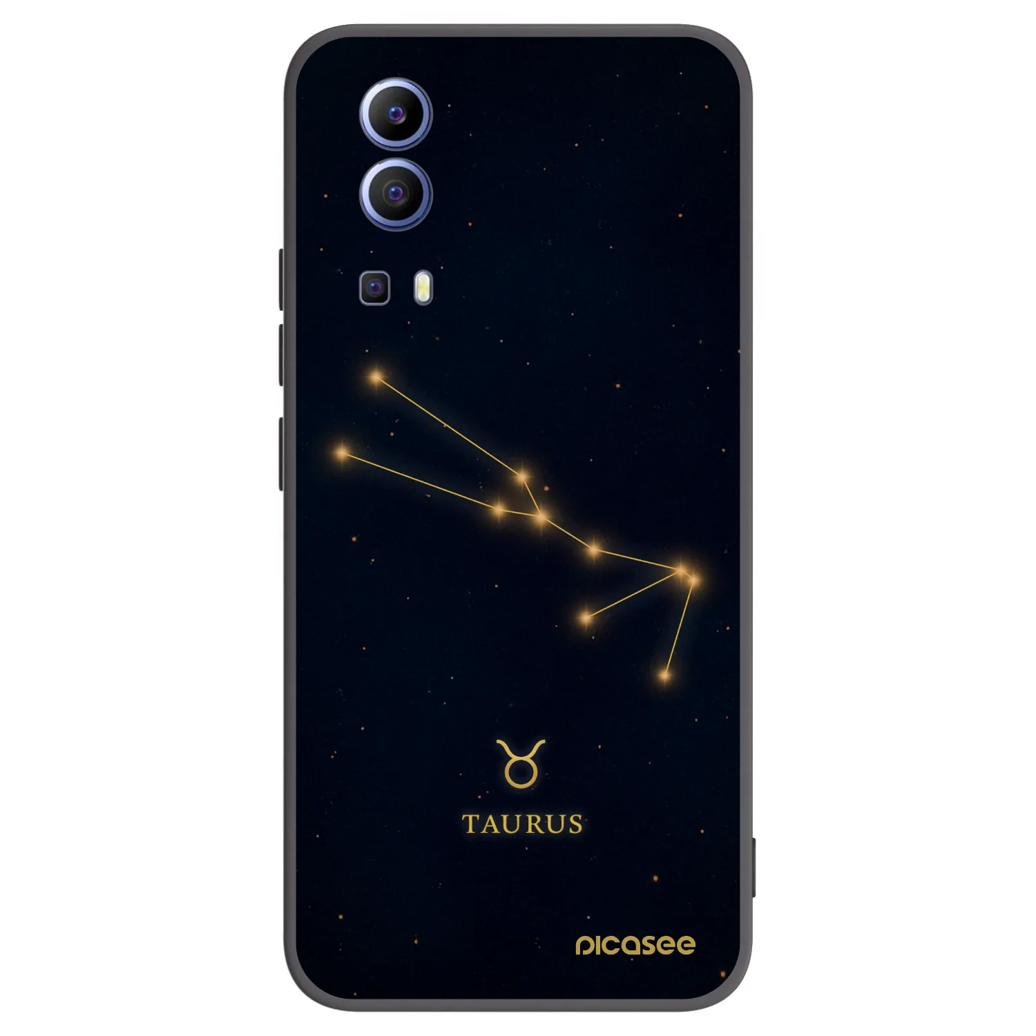 Picasee husă neagră din silicon pentru Vivo Y52 5G - TAURUS