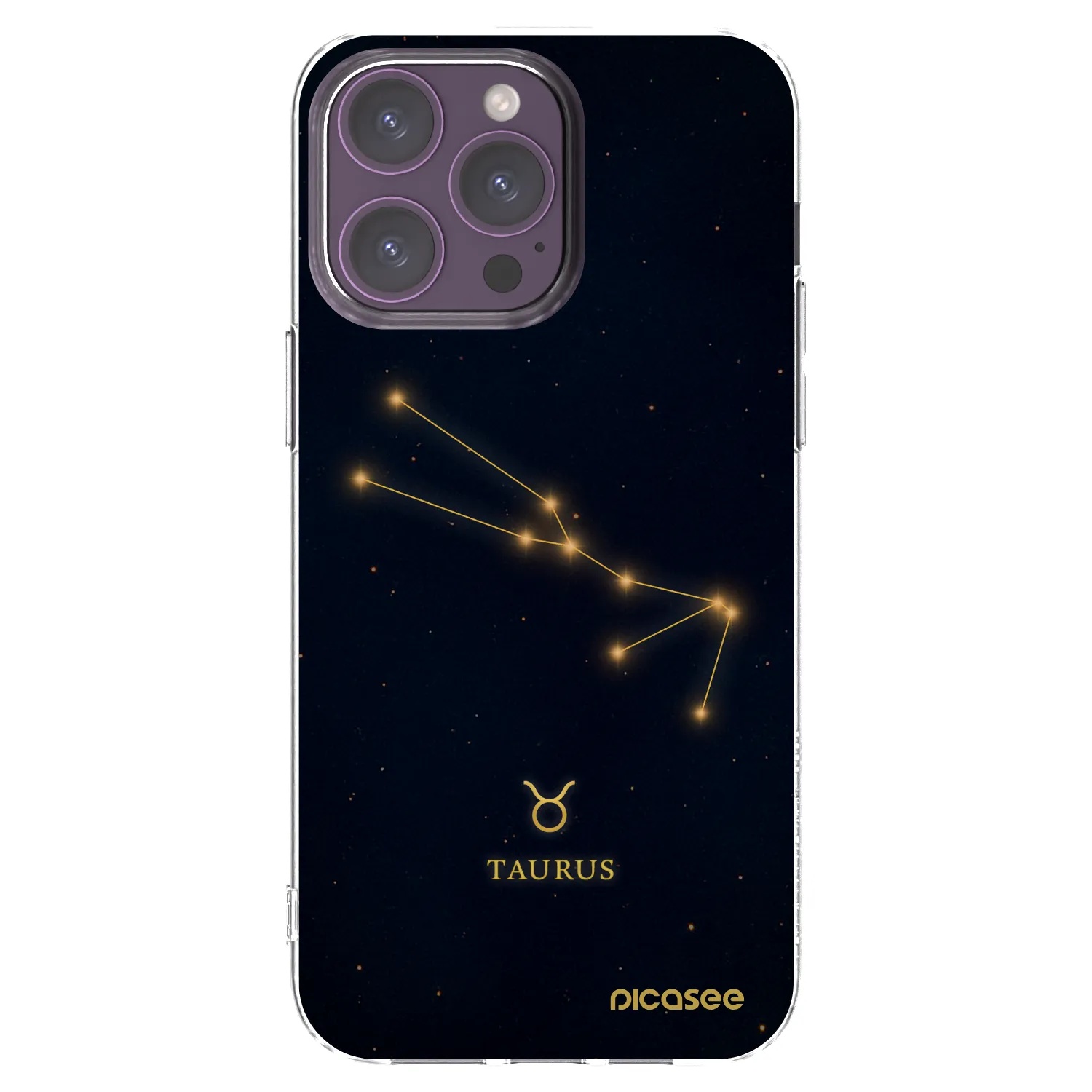 Picasee husă transparentă din silicon pentru Apple iPhone 14 Pro Max - TAURUS