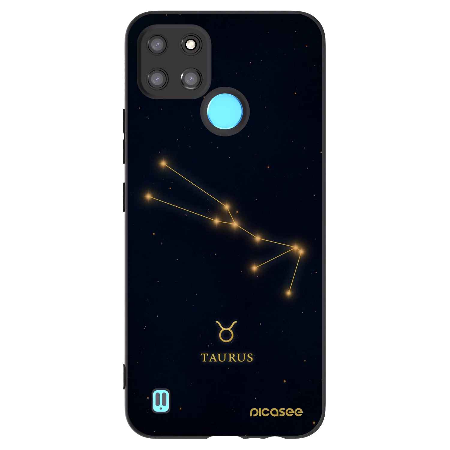Picasee husă neagră din silicon pentru Realme C21Y - TAURUS
