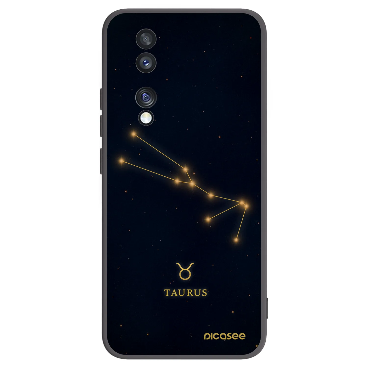 Picasee husă neagră din silicon pentru Honor 70 - TAURUS