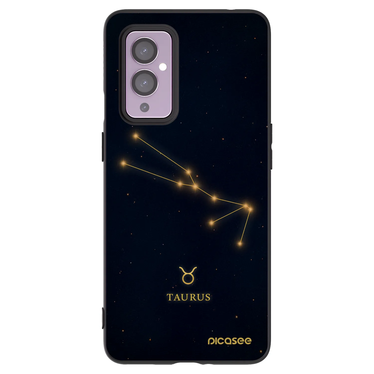 Picasee husă neagră din silicon pentru OnePlus 9 - TAURUS