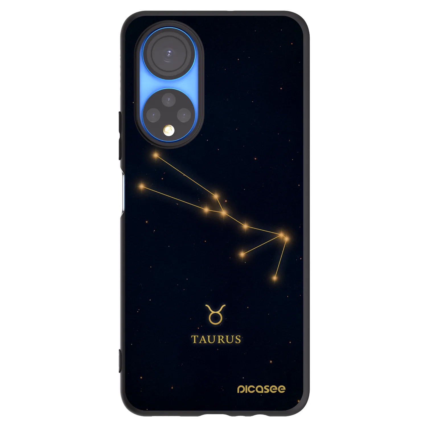 Picasee husă neagră din silicon pentru Honor X7 - TAURUS